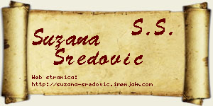 Suzana Sredović vizit kartica